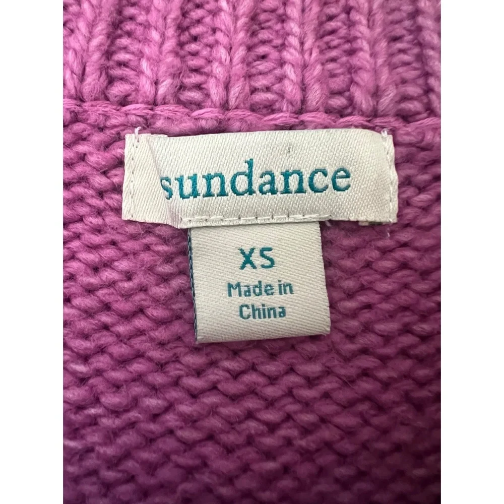 Sundance Equestrian Horse Knit Purple Pink Sweater Size XS - Picture 6 of 8